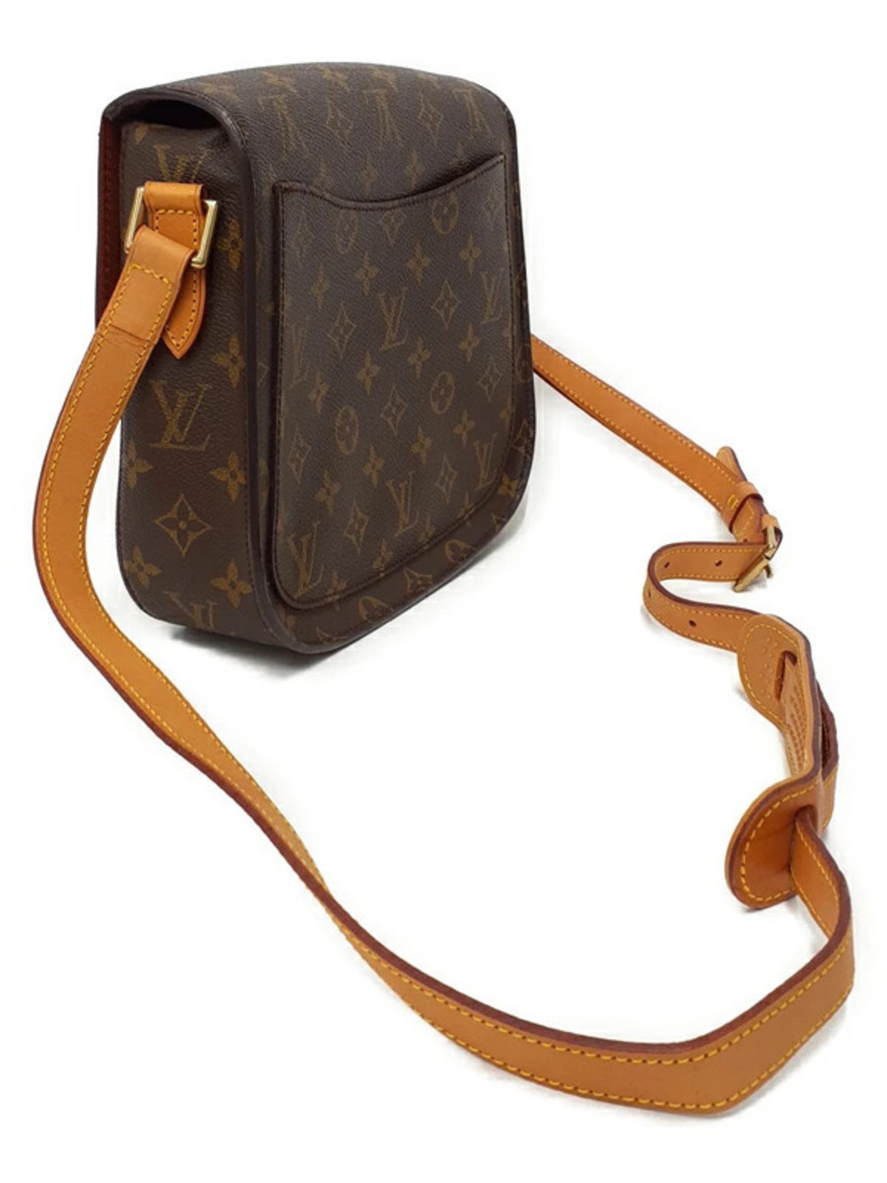 Louis Vuitton Saint Monogram Bag Shoulder Cloud Brown